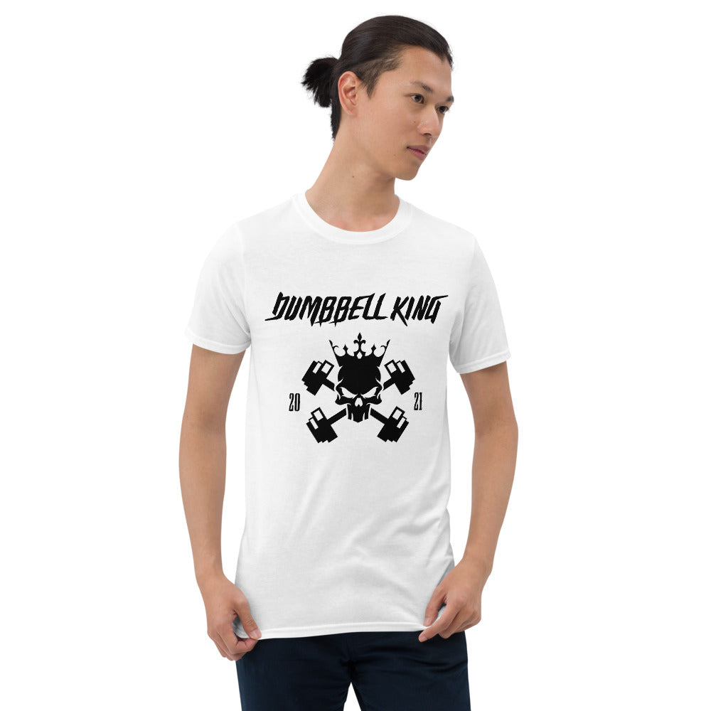 Dumbbell King Short-Sleeve Gym Workout T-Shirt for Men
