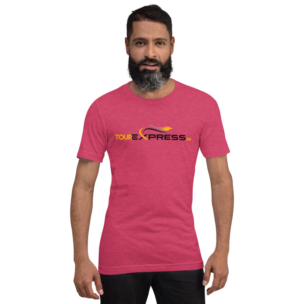 Multi Color Tour Express Employee Short-Sleeve Unisex T-Shirt