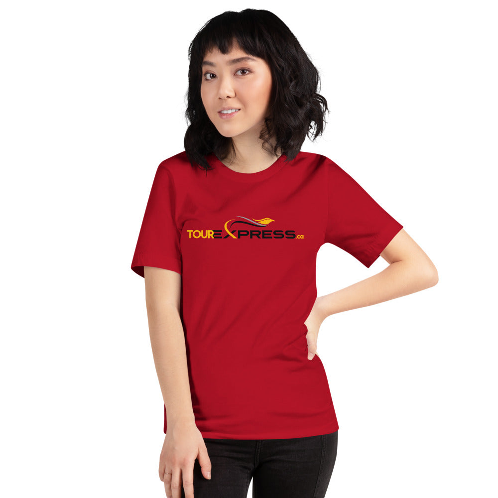 Multi Color Tour Express Employee Short-Sleeve Unisex T-Shirt